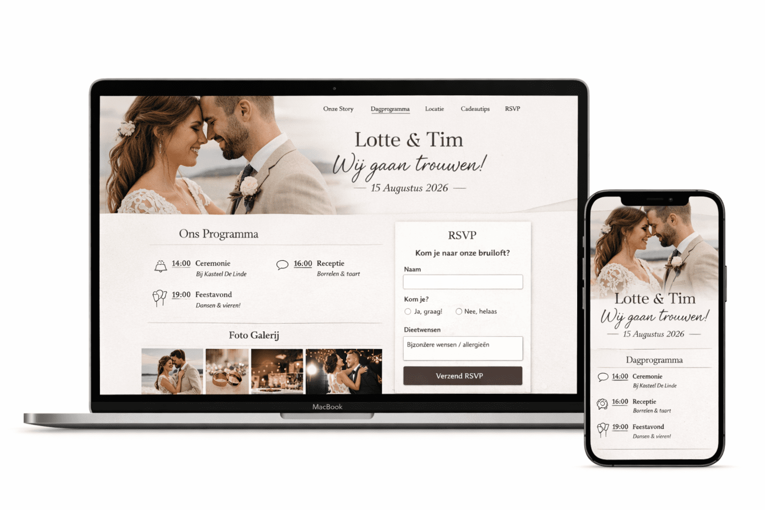 trouwwebsite laten maken